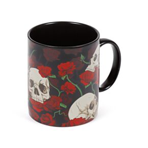 Skulls & Roses Porcelain Mug