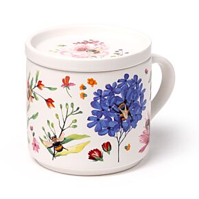 Nectar Meadows Porcelain Mug & Coaster Lid Set