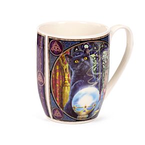 Lisa Parker The Witch's Apprentice Cat Porcelain Mug