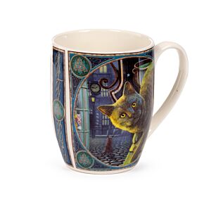 Lisa Parker Rusty Cauldron Cat Porcelain Mug