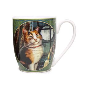 Lisa Parker Adventure Awaits Cat Porcelain Mug