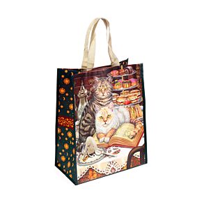 Lisa Parker Brewed Prophecies Cat Reusable Shopping Bag
