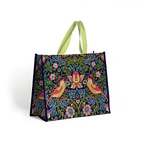 William Morris Strawberry Thief Reusable Shopping Bag William Morris Strawberry Thief Reusable Shopping Bag
