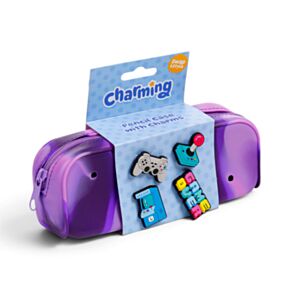 Game Over Charms Silicone Pencil Case