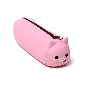 Adoramals Pig Silicone Pencil Case