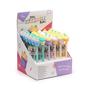 Cupcake Erasable Pen with Topper