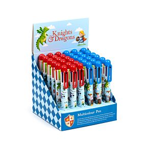 Knights & Dragons Multi Colour Pen (6 Colours)