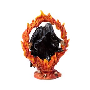 The Reaper of Death Ring of Fire Tea Light Candle Holder