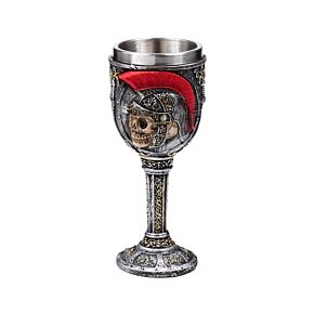 Decorative Roman Soldier Goblet