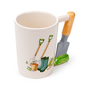 Garden Trowel Ceramic Shaped Handle Mug Garden Trowel Ceramic Shaped Handle Mug