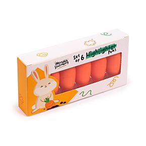 Inkredible Carrot Highlighter Pen Set of 6