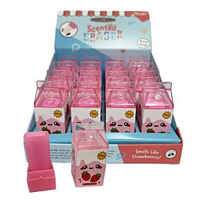 Foodiemals Strawberry Milk Carton Scented Shaped Eraser