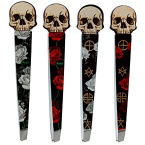 Skulls and Roses Shaped Tweezers