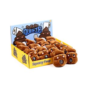 Queasy Squeezies Poop Plush Squeezy Toy