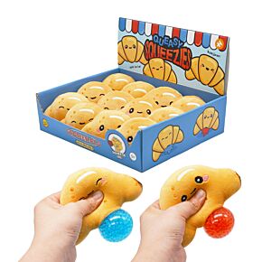 Queasy Squeezies Foodiemals Boulangerie Croissant Plush Squeezy Toy