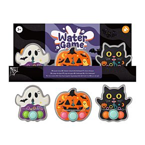 Spooky Cat, Ghost & Pumpkin Water Game Puzzle