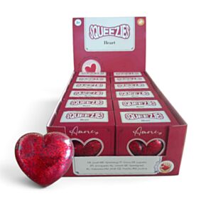 Maltose Squeezy Glitter Amore Heart Stress Toy