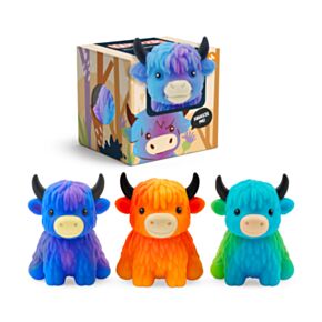 Squeezy Stretchy Highland Coo Cow Toy