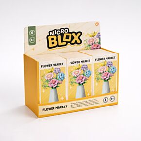 Flower Market Flowers & Vase Micro Blox Construction Kit