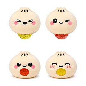 Queasy Squeezies Foodiemals Bao House Bao Bun Plush Squeezy Toy