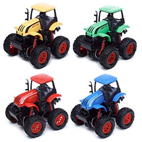 4x4 Stunt Tractor Friction Push/Pull Action Toy 4x4 Stunt Tractor Friction Push/Pull Action Toy