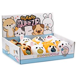 Queasy Squeezies Adoramals Pets Plush Squeezy Toy