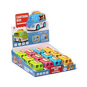 Cartoon Food Truck Friction Push/Pull Action Toy