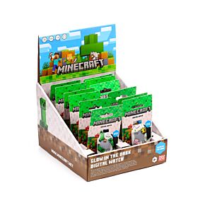 Minecraft Glow in the Dark Silicone Digital Watch Minecraft Glow in the Dark Silicone Digital Watch