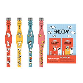 Peanuts Snoopy & Woodstock Silicone Digital Watch