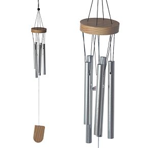 Wooden Wind Chime with Metal Tubes 37cm Wooden Wind Chime with Metal Tubes 37cm