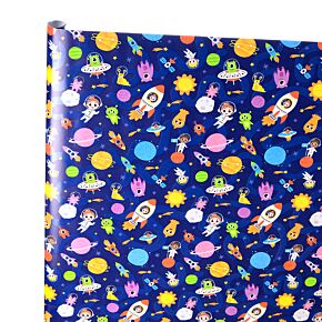 Space Cadet 3m Wrapping Paper Roll