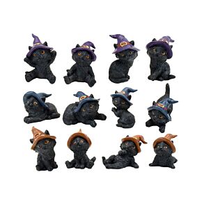Witches Black Cat World Figures