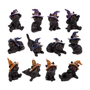 Witches Black Cat World Figures