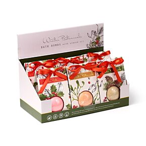Christmas Winter Botanicals Bath Bomb in Gift Box