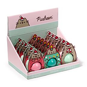 Christmas Pusheen the Cat Bath Bomb in a Shaped Gift Box