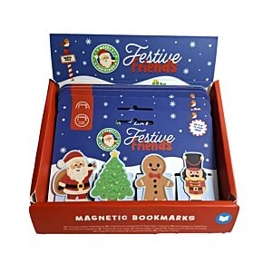 Festive Friends Christmas Magnetic Bookmark Set