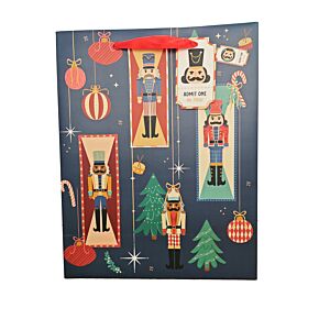 Christmas Nutcracker Gift Bag Large