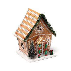 Gingerbread Christmas House LED Decoration
