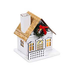 Winter Wonderland Christmas Wreath House LED Decoration Winter Wonderland Christmas Wreath House LED Decoration
