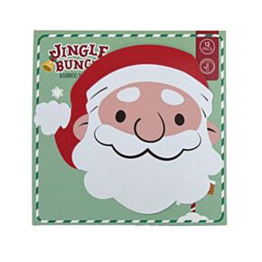 Jingle Bunch Christmas Santa Pack of 12 3ply Paper Party Napkins