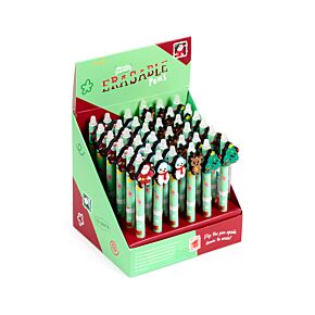 Jingle Bunch Christmas Erasable Pen with Topper