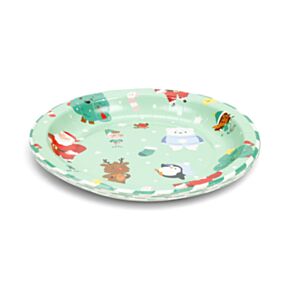 Jingle Bunch Christmas Set of 10 Paper Party Plates