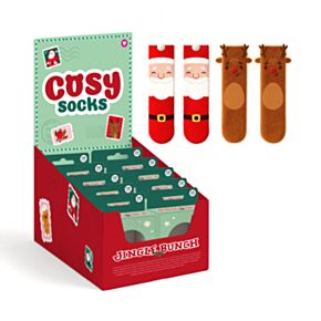 Jingle Bunch Christmas Fluffy Cosy Socks