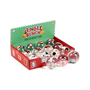 Jingle Bunch Christmas High Bounce LED Flashing Bouncy Ball