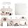 Pusheen the Cat Catfé Shaped Playhouse 100% Cardboard Cat Den