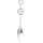 Mini Feather Dreamcatcher Key Ring with Beads