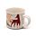 Barks Dog Set of 2 Porcelain Espresso Cups