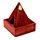 Mango Wood Pyramid Incense Cone Burner Box with Buddha & Fretwork