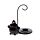 Black Cauldron Hanging Oil Burner with Stand