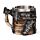 Decorative Axe Handle Armoured Skull Tankard